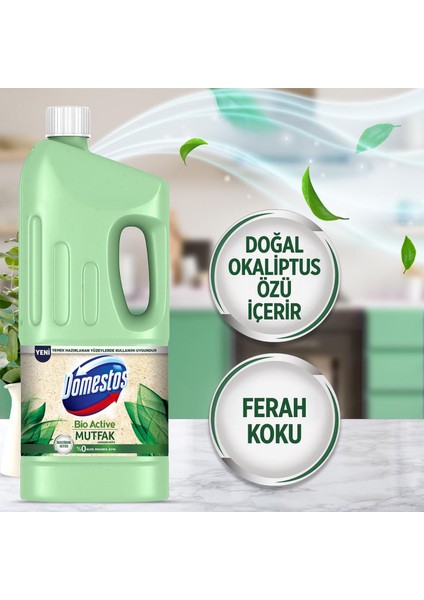 Bio Active Çamaşır Suyu MUTFAK1850 ml x2