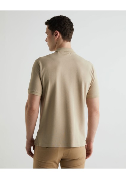 Erkek Bej Regular Fit Logolu Polo 2062025.270 fiyatları