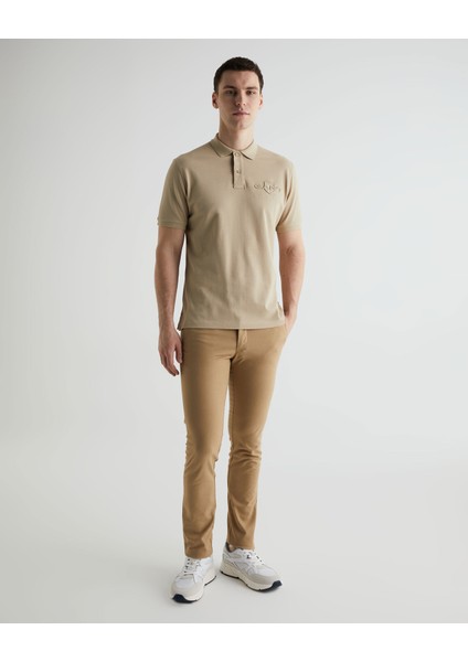 Erkek Bej Regular Fit Logolu Polo 2062025.270 modelleri