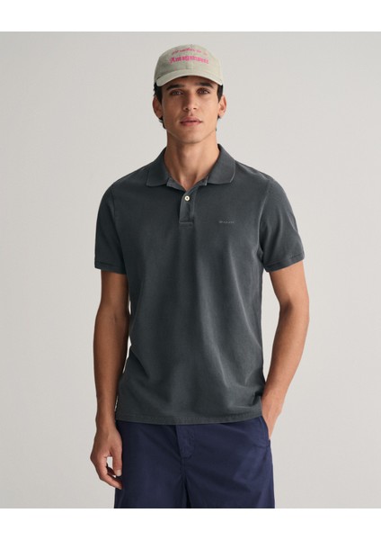 Erkek Siyah Regular Fit Logolu Polo 2043005.5