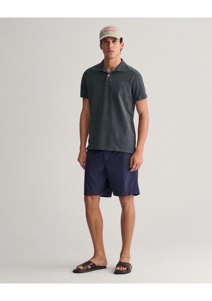 Erkek Siyah Regular Fit Logolu Polo 2043005.5