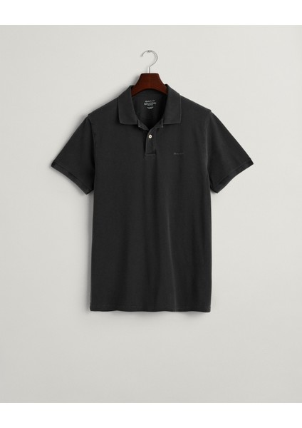 Erkek Siyah Regular Fit Logolu Polo 2043005.5