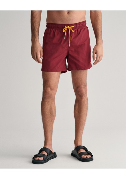 Erkek Bordo Regular Fit Logolu Mayo Şort 920006000.604 fırsatları