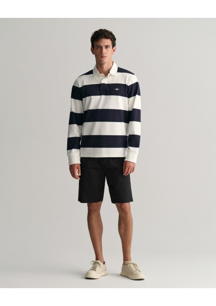 Erkek Siyah Relaxed Fit Şort 205066.5