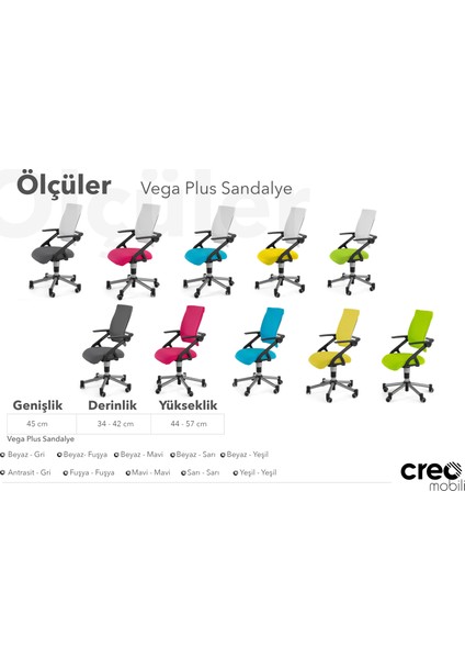 Creo Mobili Vega Plus Sandalye