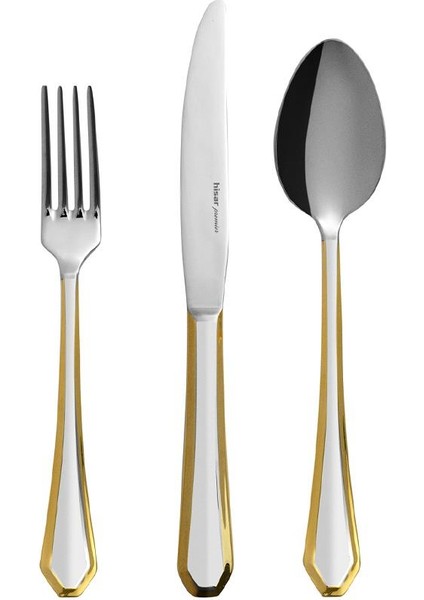 Riva Gold 18 Parça Çelik 6 Kişilik Çatal Kaşık Bıçak Seti fiyatları