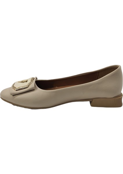 2343016Z Yumuşak Pedli Kısa Topuk Toka Detaylı Günlük Kadın Babet Ayakkabı fiyatları