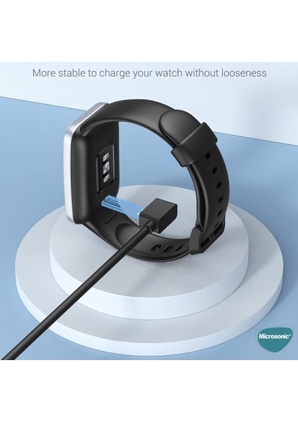 Xiaomi Redmi Smart Band 2 Manyetik USB Şarj Kablosu Siyah