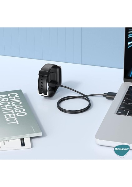 Xiaomi Redmi Smart Band 2 Manyetik USB Şarj Kablosu Siyah