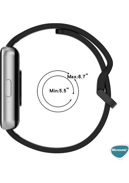 Samsung Galaxy Fit 3 Kordon Silicone Sport Band Rose Gold indirimleri