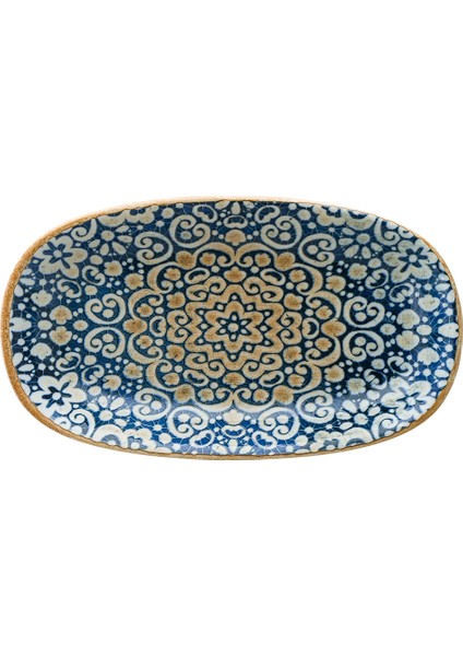 Porselen Alhambra Serisi 2'li 15 cm Oval Tabak
