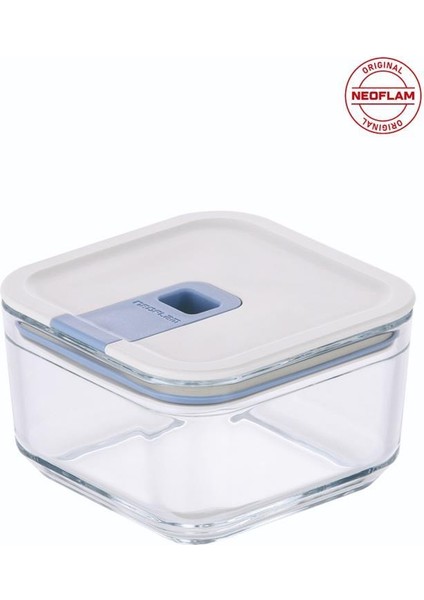 Perfect Seal Kare Cam Saklama Kabı Bej 500ML