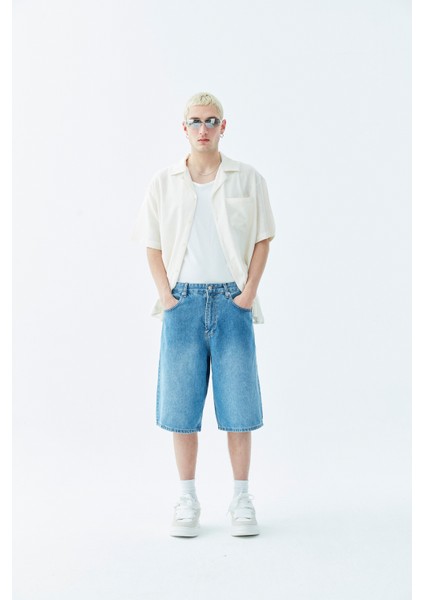 Bermuda Denim Şort
