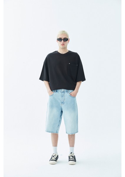 Bermuda Denim Şort