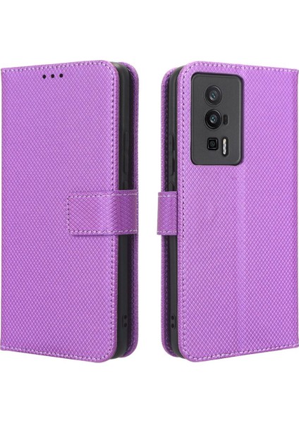 Xiaomi Poco F5 Pro Kart Tutucu Kickstand Kapak Manyetik Cüzdan (Yurt Dışından)