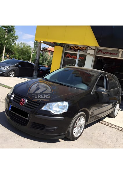 Volkswagen Polo 4.5 2002-2008 Uyumlu H Lip Esnek Ön Lip 2 Parça Karlık Ön Ek Tampon Altı Dil