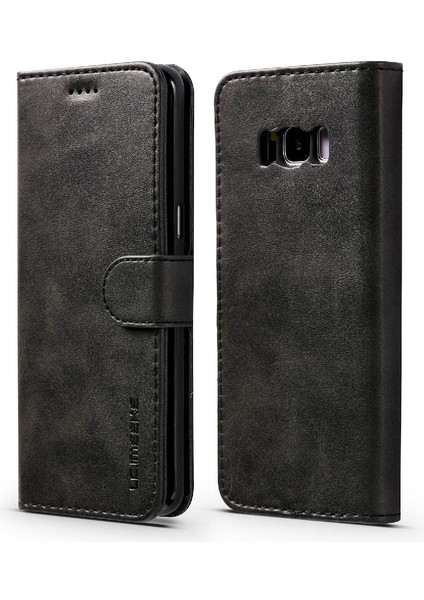 Samsung Galaxy S8 Artı Buzağı Doku Yatay Çevir Deri Kılıf (Yurt Dışından)