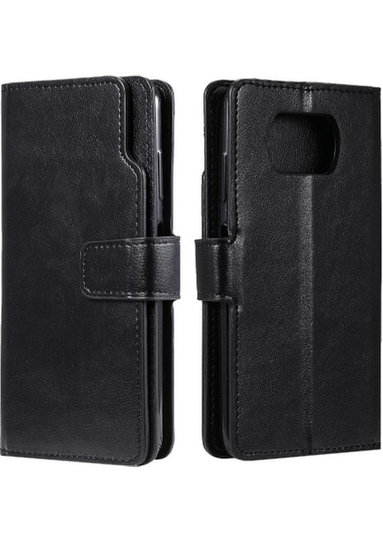Xiaomi Poco X3 Nfc Pu Deri Cüzdan 9 Kart Yuvaları Kickstand (Yurt Dışından)