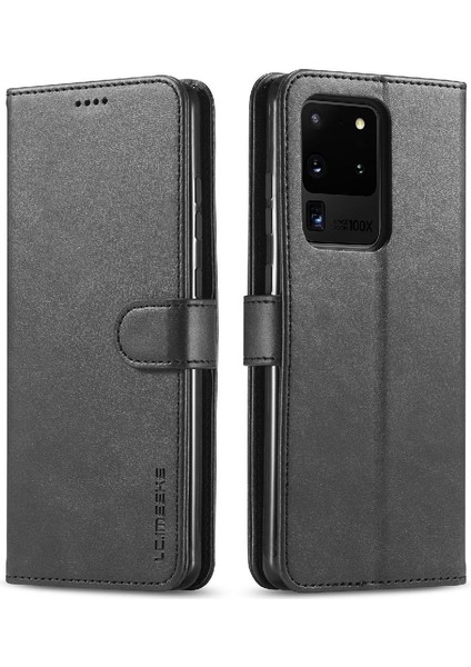 Samsung Galaxy S20 Ultra Tutucu Kart Yuvaları ile Cüzdan Buzağı Flip (Yurt Dışından)
