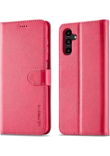Samsung Galaxy A13 5g Için Kılıf Tutucu ile Buzağı Doku Yatay Çevirme (Yurt Dışından)