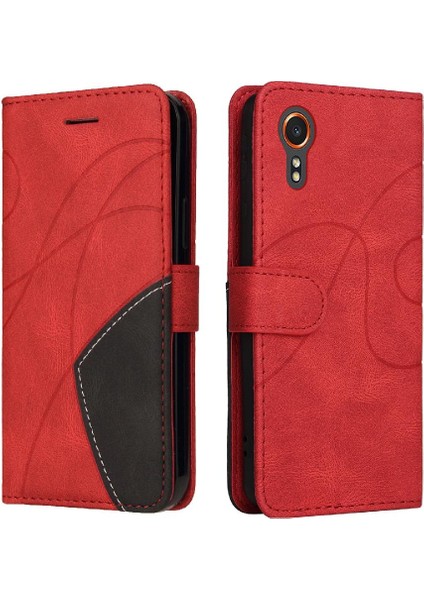 Samsung Galaxy x Kapak Için Flip Case 7 5g Pu Deri Flip Folio Kılıf ile (Yurt Dışından)