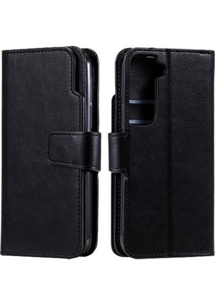 Samsung Galaxy S22 Artı Kickstand Manyetik Pu Deri Cüzdan 9 (Yurt Dışından)