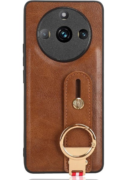 REALME11 Pro Uyumluluk Bilek Kayışı Kolaylık Premium Pu Için Kılıf (Yurt Dışından)