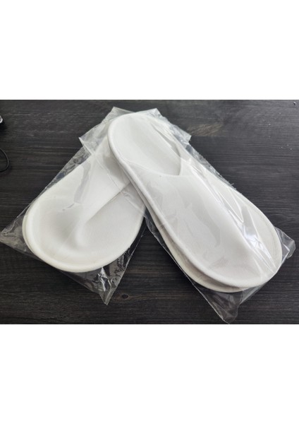 Otel Terliği Polyster Havlu ,10 Paket Halinde modelleri