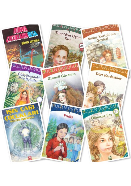 Fadiş - Dört Kardeştiler - Ölümsüz Ece - Gizemli Güvercin - 9 Kitap - Gülten Dayıoğlu