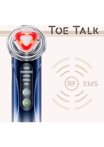 Toe Talk Radyo Frekanslı Yüz Makinesi - Yaşlanma Karşıtı Cilt Sıkılaştırma