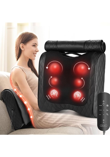 Bel Ağrısını Gidermek Için Isı, Perküsyon ve Shiatsu 2'si 1 Arada Masaj