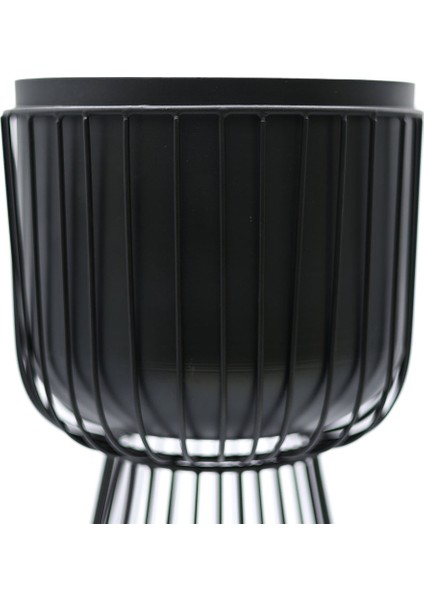 Gloria Siyah Metal Ayaklı Saksı modelleri