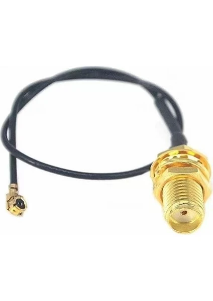 Oem Sma Female To Ipex Connector 25CM (Black)