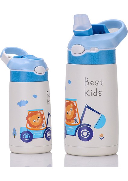 400ML Bpa Içermeyen Paslanmaz Çelik Içecek Şişesi Çocuklar Pipetli Su Şişesi (Yurt Dışından) fırsatları