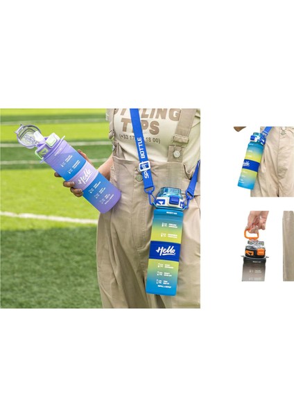 850ML Büyük Kapasiteli Plastik Taşınabilir Spor Su Şişesi Spor Pipetli Bardak (Yurt Dışından) indirimleri