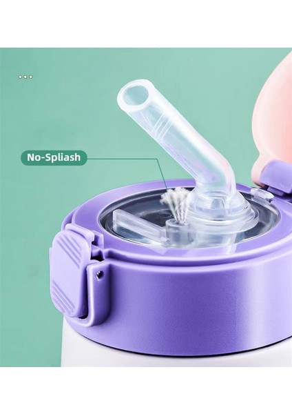 350ML Bpa Içermeyen Paslanmaz Çelik Içecek Şişesi Çocuk Su Şişesi Pipetli (Yurt Dışından) modelleri