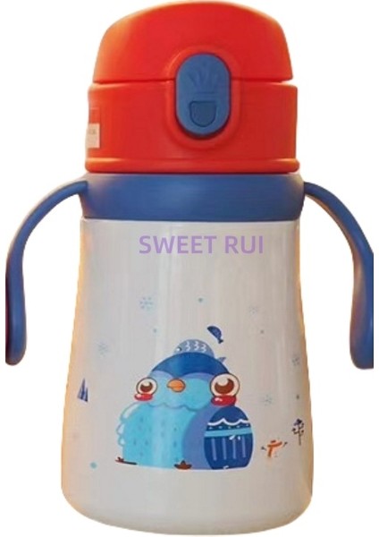 Paslanmaz Çelik Yalıtımlı Pipetli Su Şişesi 360M (Yurt Dışından)