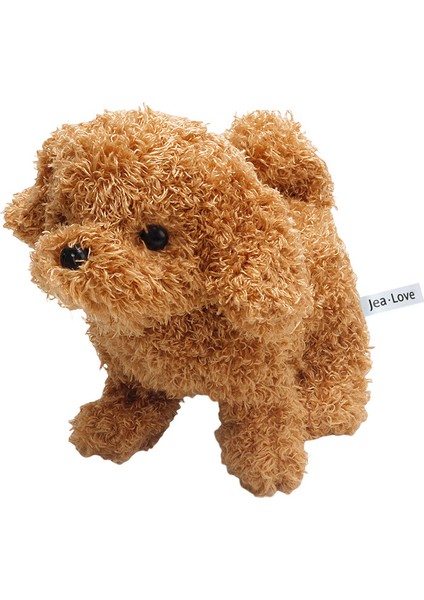 18CM Simüle Edilmiş Elektrikli Yürüyüş Peluş Oyuncak Teddy (Yurt Dışından)