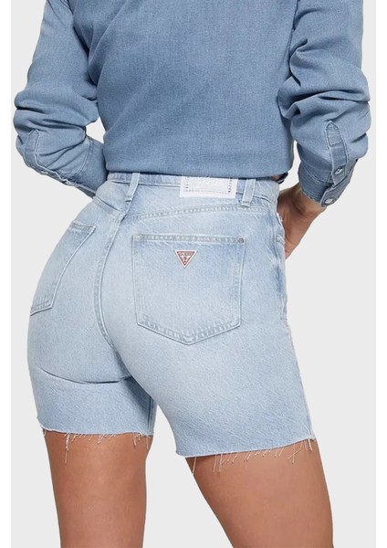 80's Pedal Yüksek Bel Denim Short W4GD47D5B66 Bayan Short W4GD47 D5B66 Sead fırsatları