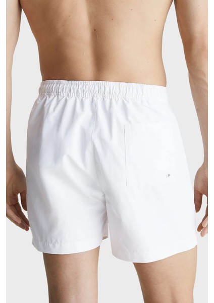 Calvin Klein Logolu Cepli Deniz Şortu Belden Bağlamalı Mayo Short KM0KM00991YCD Erkek Mayo Short KM0KM00991 Ycd