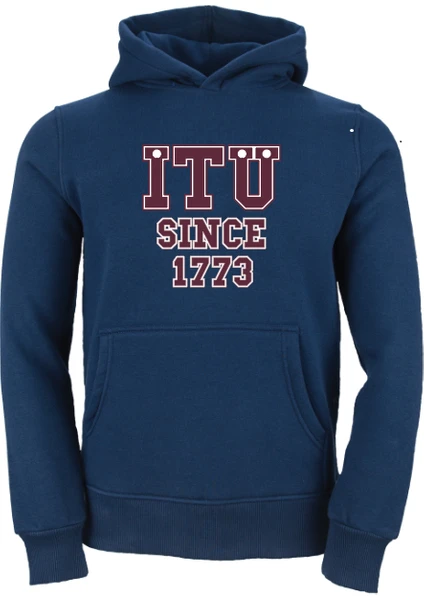 İTÜ Vakfı İTÜ VAKIF İTÜ sweatshirt SINCE KAPŞONLU Lacivert