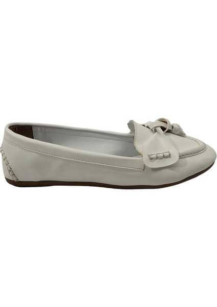 49555Z Fiyonk Detaylı Esnek Tasarım Günlük Kadın Babet Ayakkabı