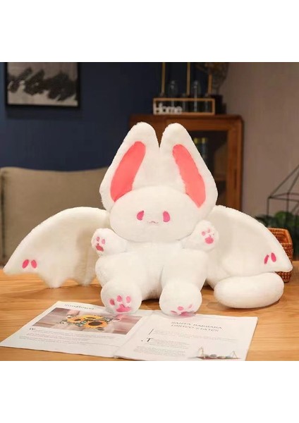 Uçan Büyük Yarasa Tavşan Peluş Oyuncak Büyük Beyaz Tavşan Bebek Yatıştırıcı Bebek Bez Bebek Xiaofu Bambu Yarasa Tavşan (Yurt Dışından) fiyatları