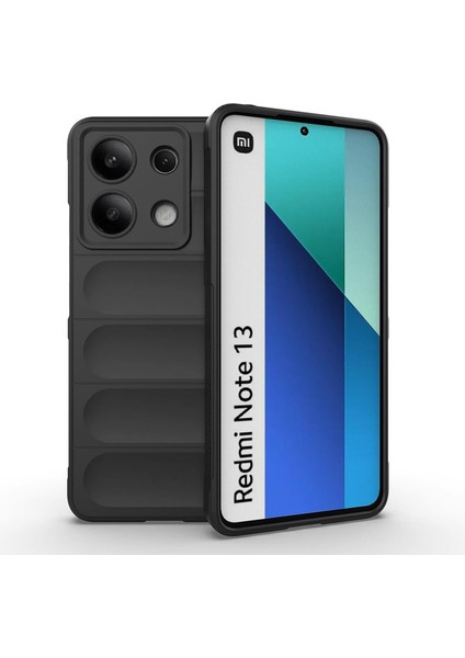 Xiaomi Redmi Note 13 4g Kılıf Oslo Prime Siyah