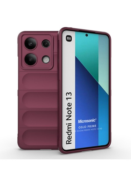 Xiaomi Redmi Note 13 4g Kılıf Oslo Prime Bordo
