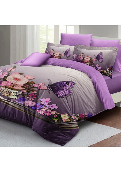 Anneler Günü Çift Kişilik Nevresim Takımı Özel Dokuma Pamuk Saten Butterfly fiyatları