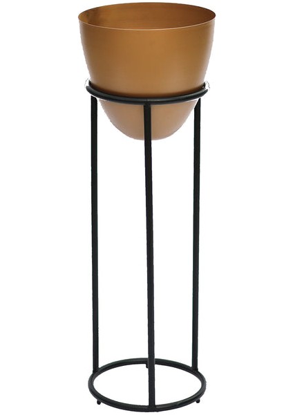 Summus Ayaklı Metal Saksı Orta Boy
