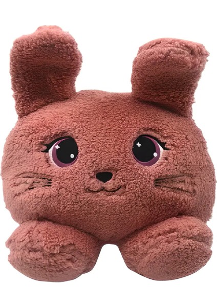 Oturan Tavşan Peluş Yastık