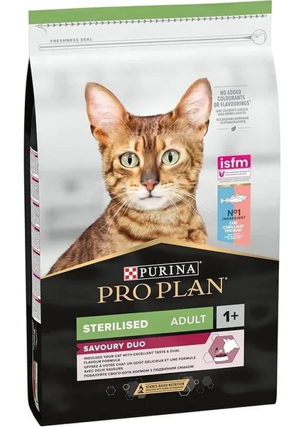 ProPlan Morina ve Okyanus Balıklı Kısırlaştırılmış Kedi Maması 10 Kg