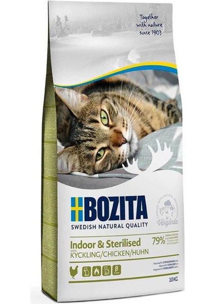 Feline İndoor Sterilized Kısırlaştırılmış Kedi Maması 10 Kg